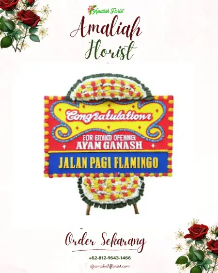 Sewa Papan Bunga Logas Tanah Darat